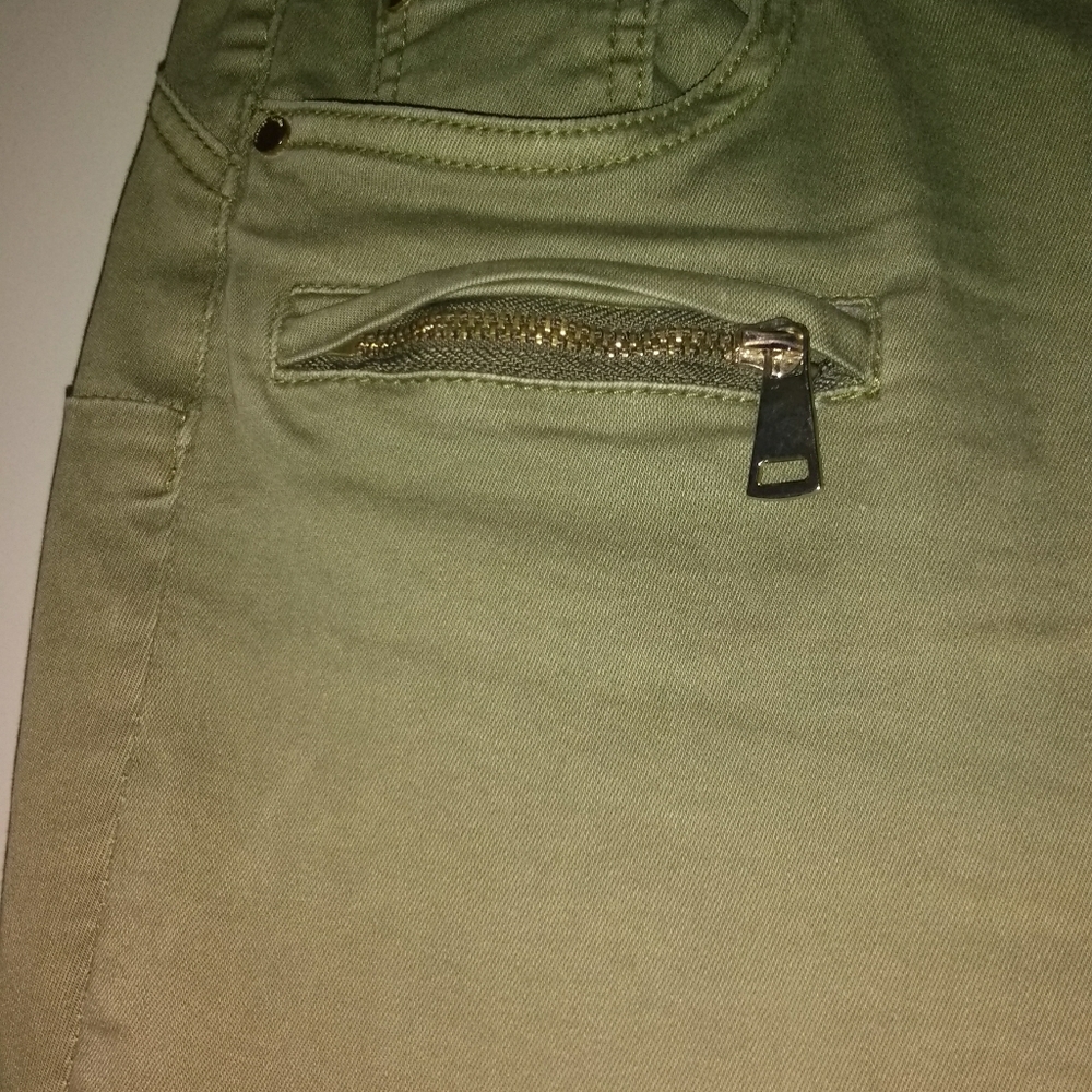Olive green Moto leggings